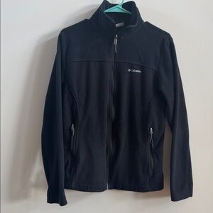 Columbia Black Fleece Zip Sweater – Size L